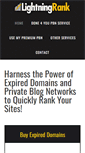 Mobile Screenshot of lightningrank.com